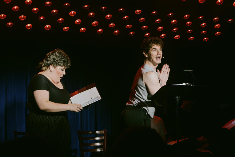 Heated Rivalry Parody Staged Reading 1 Laurie Beechman Theatre New York NY