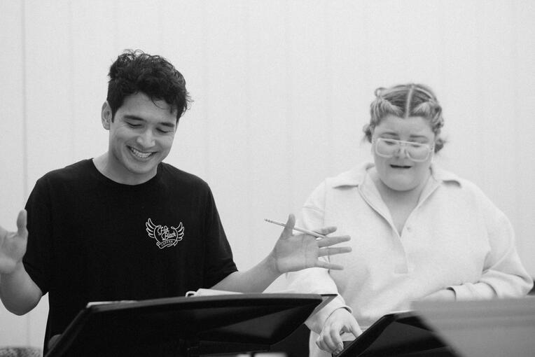 Heated Rivalry Parody Rehearsal 1 at Gibney New York NY