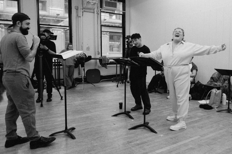 Heated Rivalry Parody Rehearsal 1 at Gibney New York NY