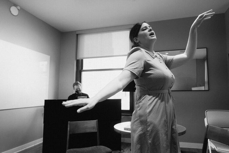 Tea with G Rehearsal 3 at Dramatists Guild Foundation New York NY