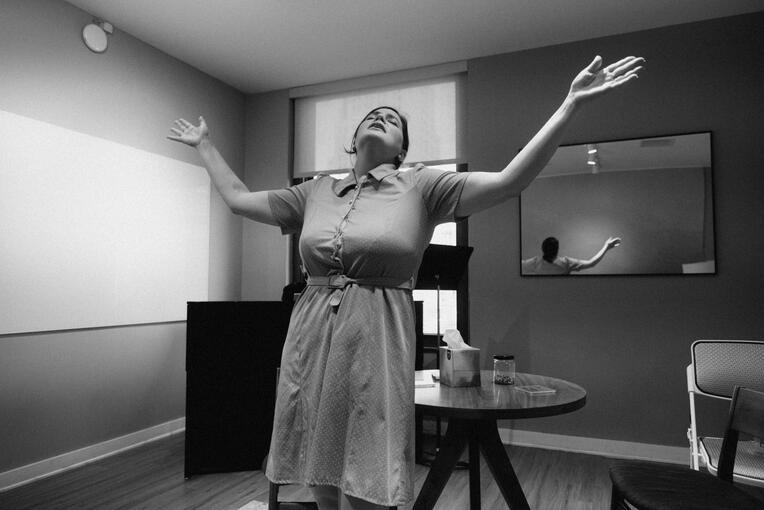 Tea with G Rehearsal 3 at Dramatists Guild Foundation New York NY